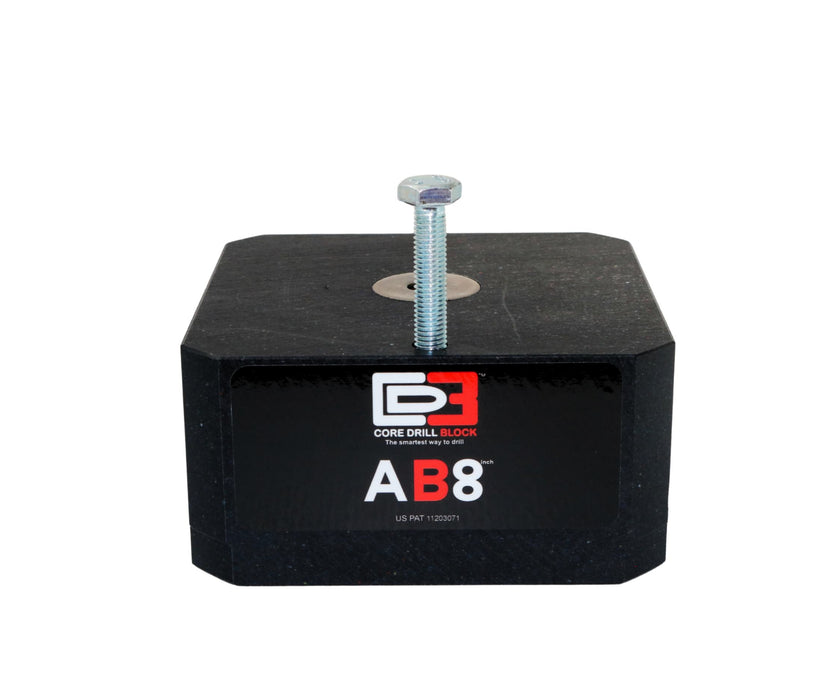 AB8” – Fits 8" Inch Core Bit – Angle Block (Imperial)