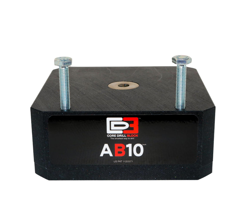 AB10” – Fits 10" Inch Core Bit – Angle Block (Imperial)