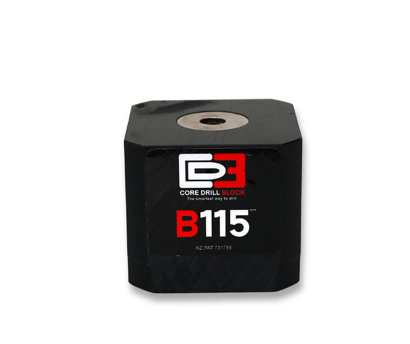 B115 – Fits 115mm Core Bit – Standard Block (Metric)