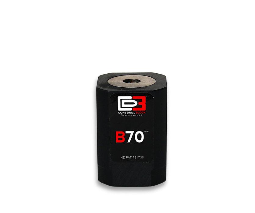 B70 – Fits 70mm Core Bit – Standard Block (Metric)