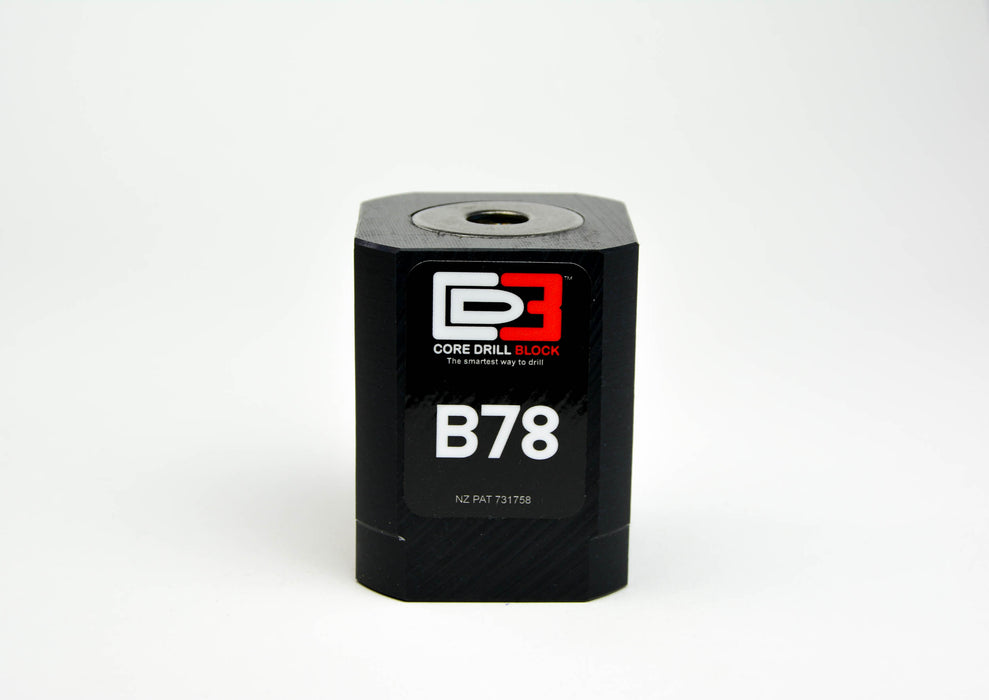 B78 – Fits 78mm Core Bit – Standard Block (Metric)