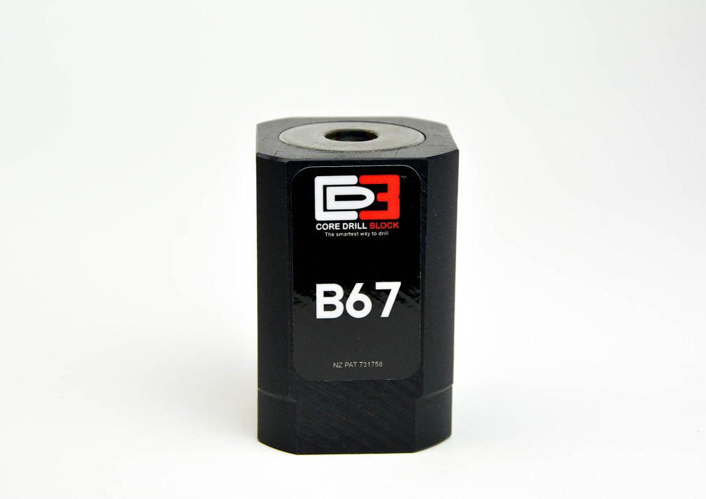 B67 – Fits 67mm Core Bit – Standard Block (Metric)