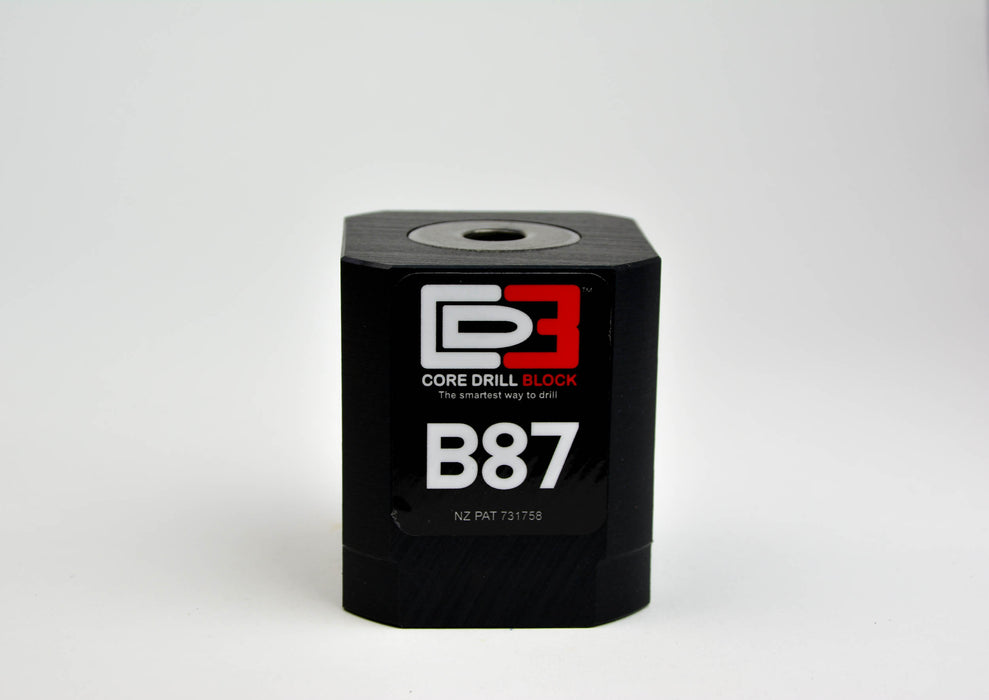 B87 – Fits 87mm Core Bit – Standard Block (Metric)