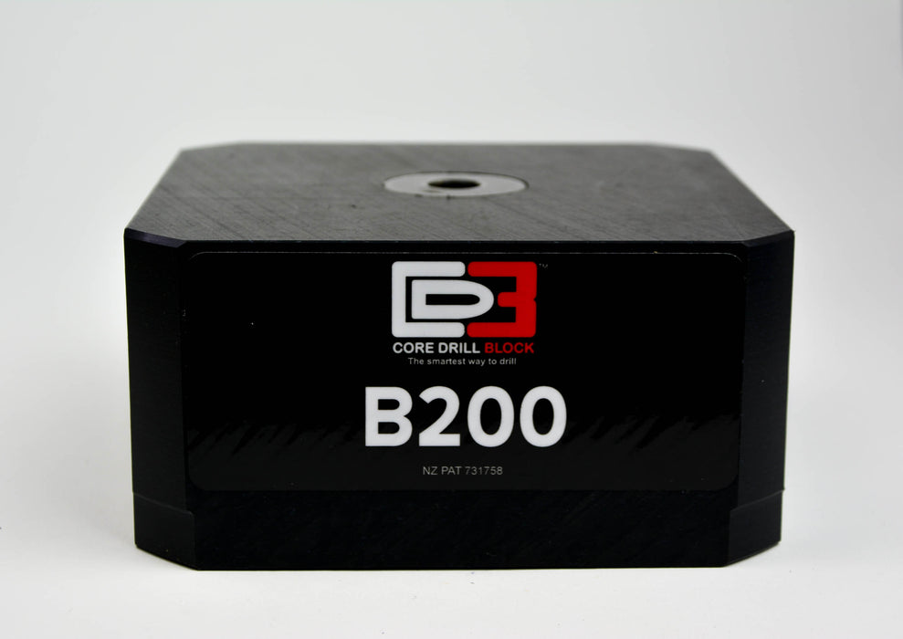 B200 – Fits 200mm Core Bit – Standard Block (Metric)