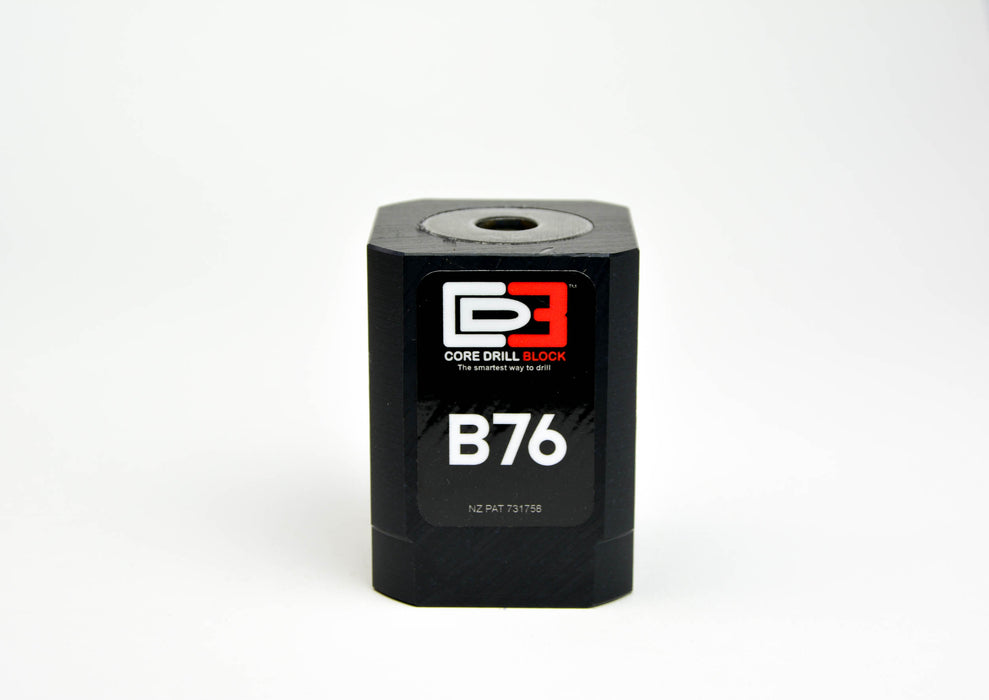 B76 – Fits 76mm Core Bit – Standard Block (Metric)