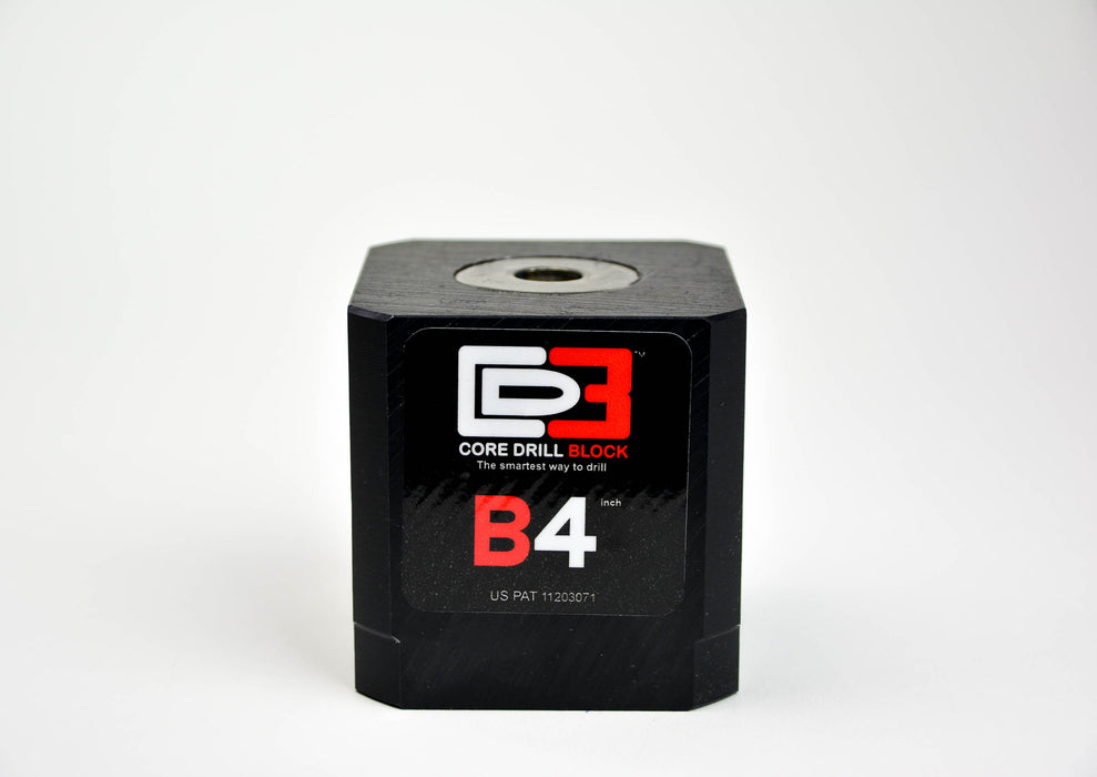 B4” – Fits 4 Inch Core Bit – Standard Block (Imperial)