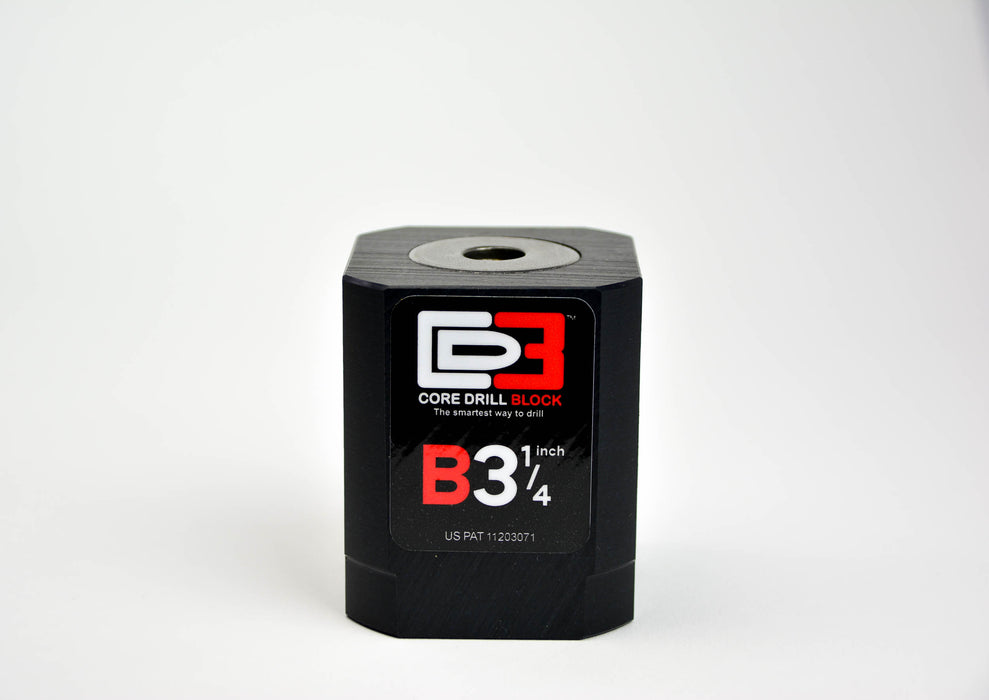 B3 ¼” – Fits 3 ¼ Inch Core Bit – Standard Block (Imperial)