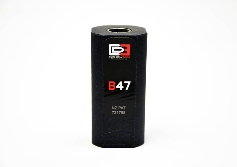 B47 – Fits 47mm Core Bit – Standard Block (Metric)