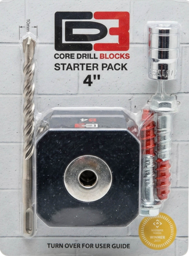 4" Core Drill Block Starter Pack
