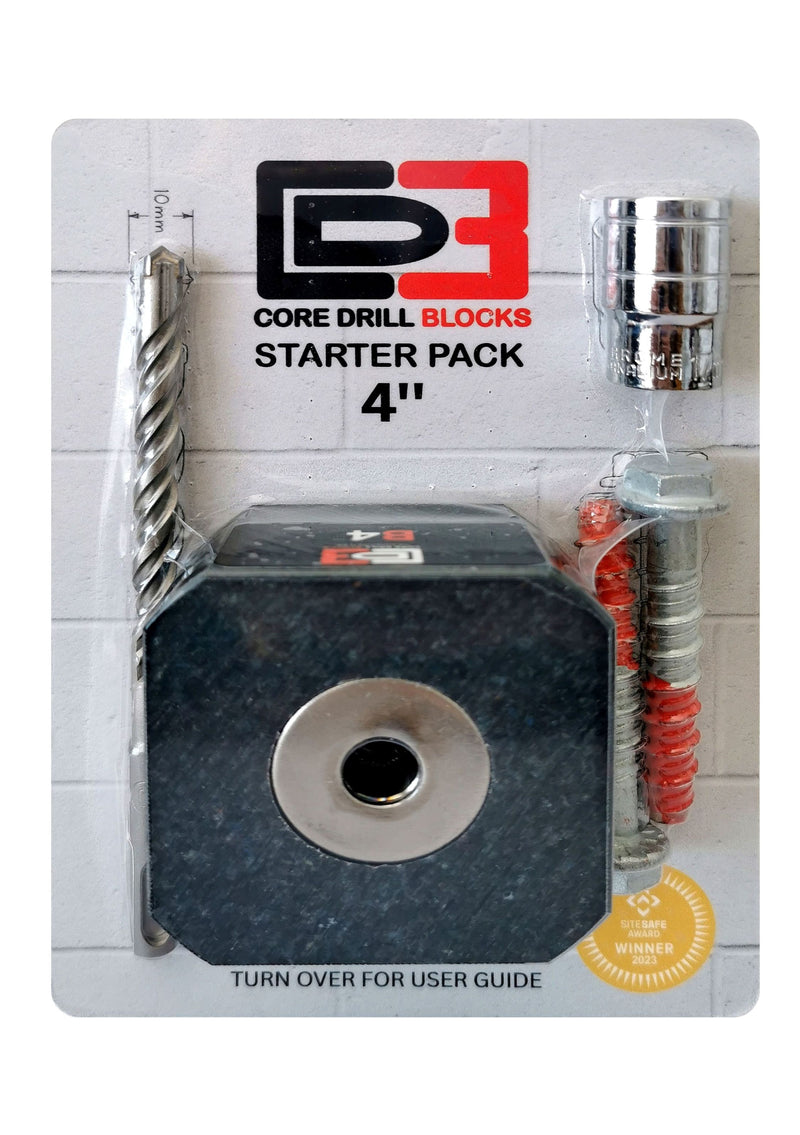 4" Core Drill Block Starter Pack