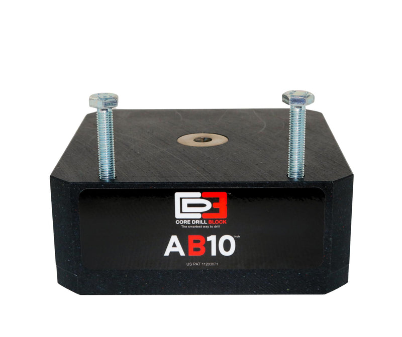AB10” – Fits 10" Inch Core Bit – Angle Block (Imperial)