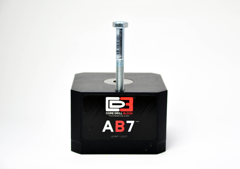 AB7” – Fits 7 Inch Core Bit – Angle Block (Imperial)