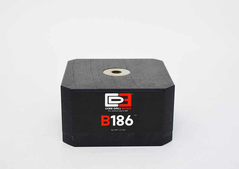 B186 – Fits 186mm Core Bit – Standard Block (Metric)