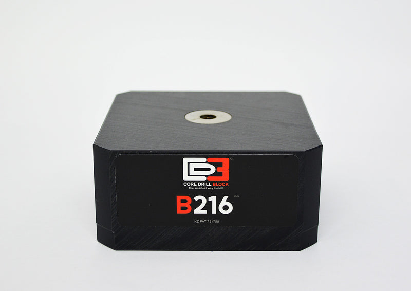 B216 – Fits 216mm Core Bit – Standard Block (Metric)