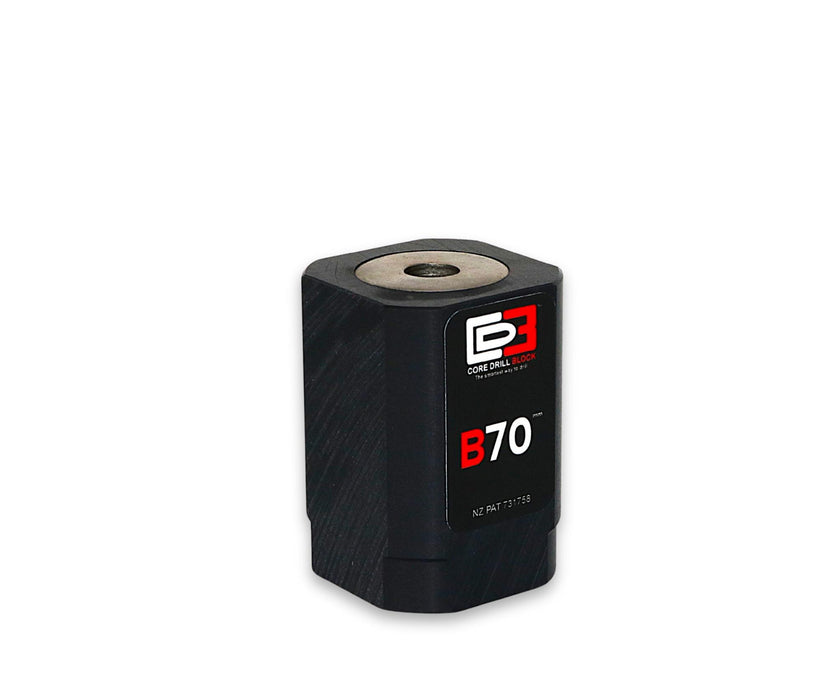 B70 – Fits 70mm Core Bit – Standard Block (Metric)