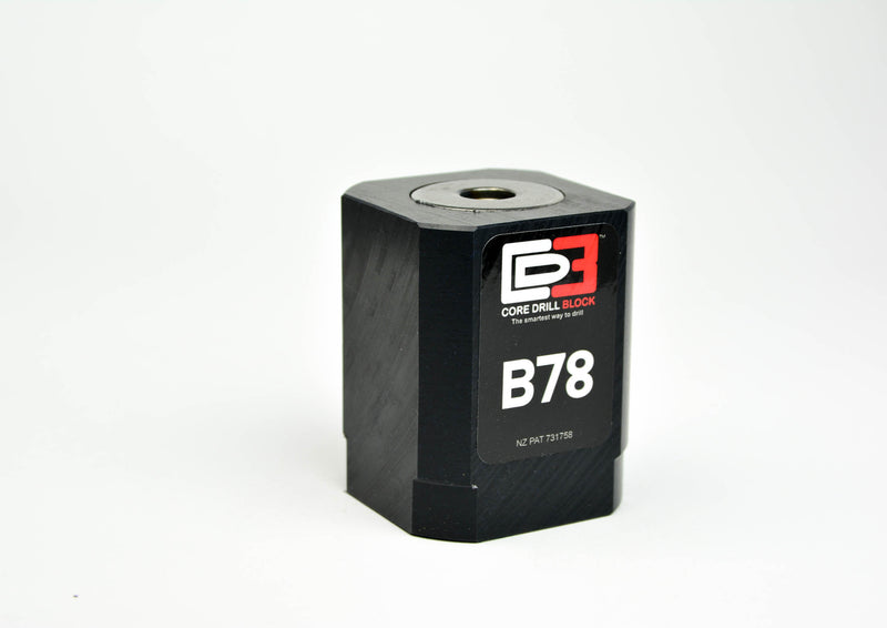 B78 – Fits 78mm Core Bit – Standard Block (Metric)