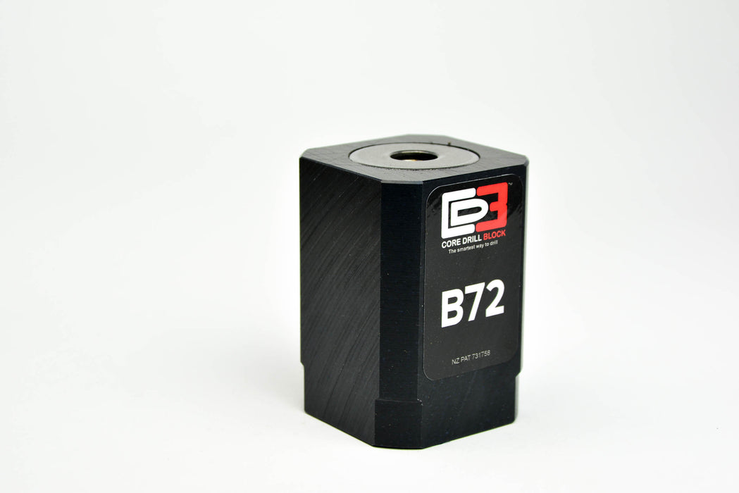 B72 – Fits 72mm Core Bit – Standard Block (Metric)