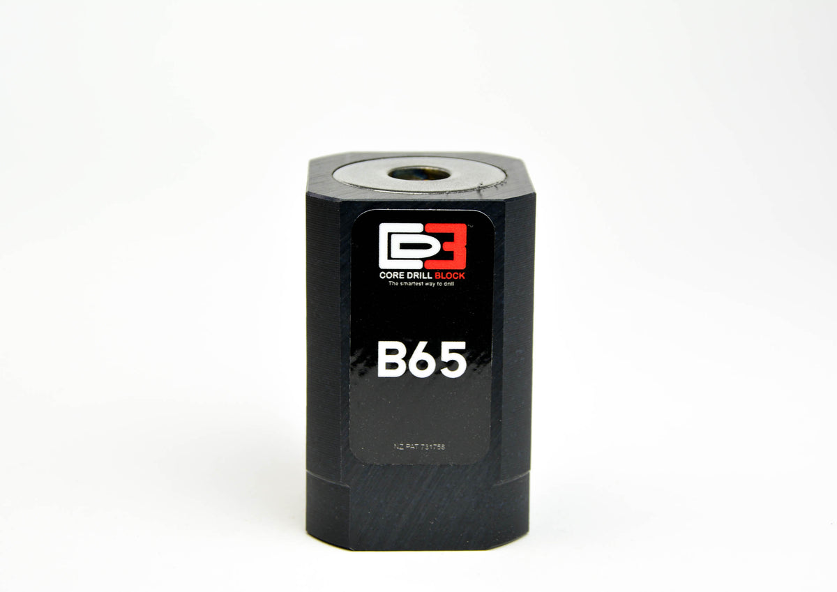 B65 – Fits 65mm Core Bit – Standard Block (Metric) — Core Drill Blocks