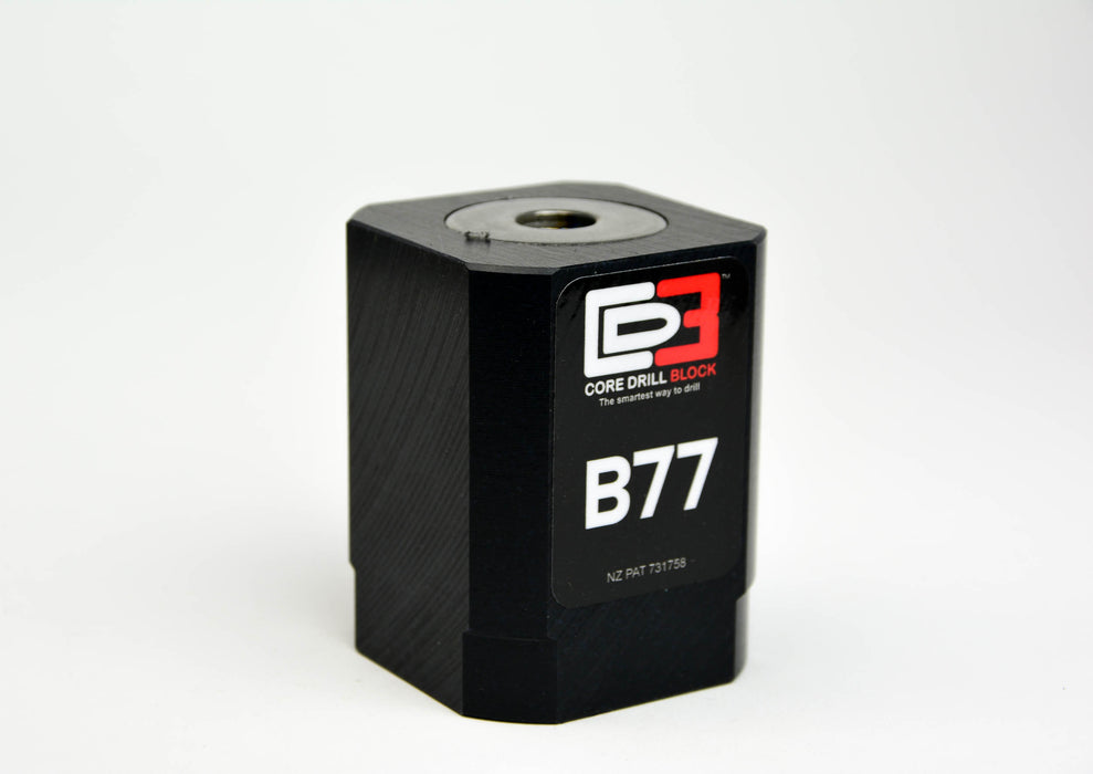 B77 – Fits 77mm Core Bit – Standard Block (Metric)