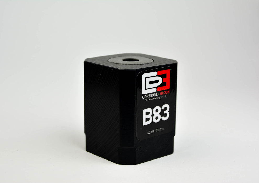 B83 – Fits 83mm Core Bit – Standard Block (Metric) — Core Drill Blocks