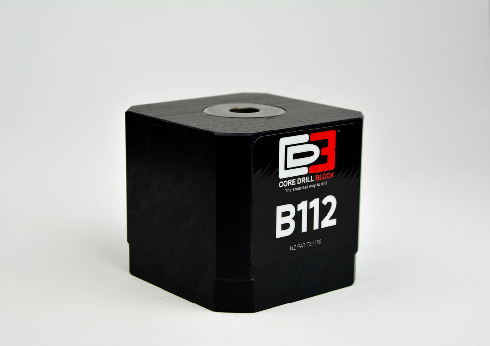 B112 – Fits 112mm Core Bit – Standard Block (Metric)