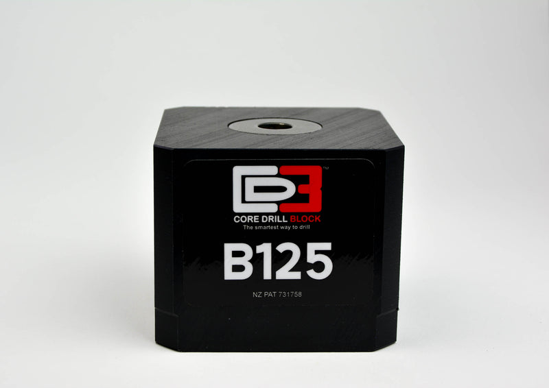 B125 – Fits 125mm Core Bit – Standard Block (Metric)