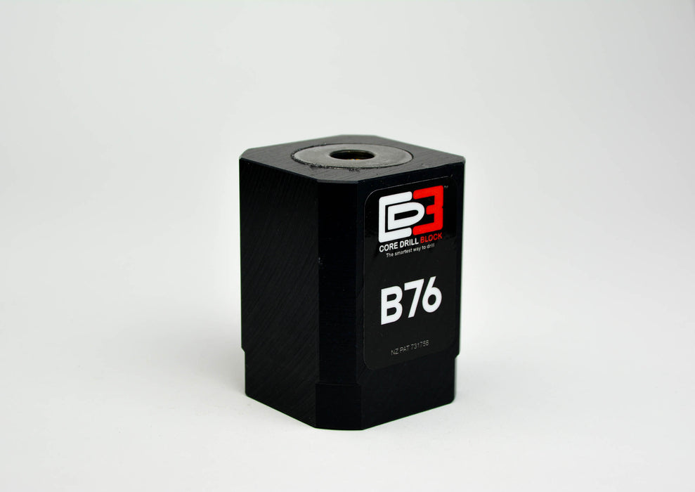 B76 – Fits 76mm Core Bit – Standard Block (Metric)