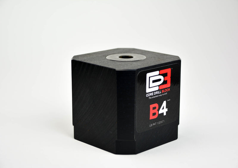 B4” – Fits 4 Inch Core Bit – Standard Block (Imperial)