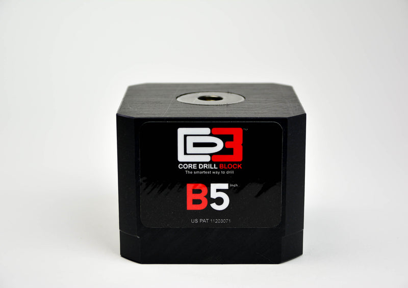 B5” – Fits 5 Inch Core Bit – Standard Block (Imperial)