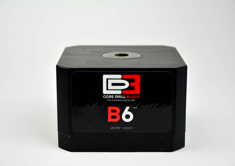 B6” – Fits 6 Inch Core Bit – Standard Block (Imperial)