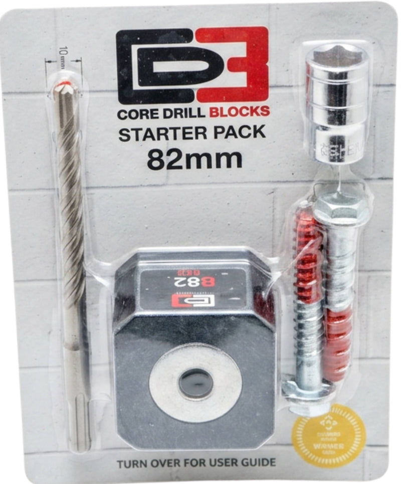 82mm Core Drill Block Starter Pack