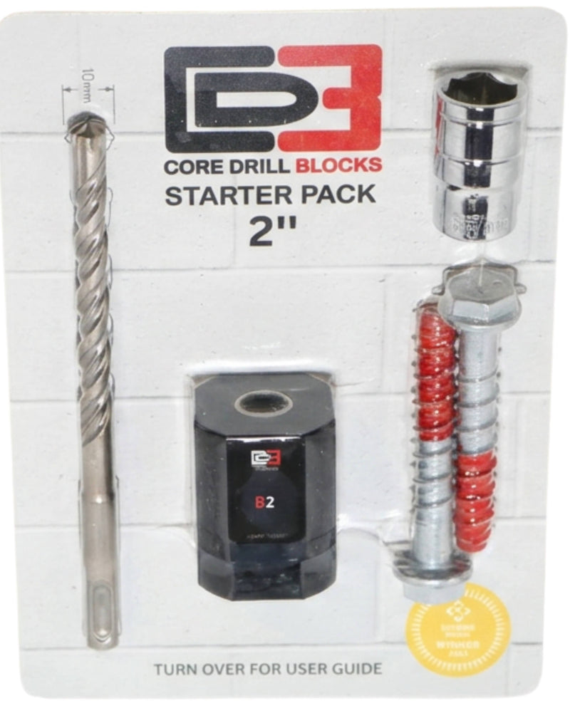 2" Core Drill Block Starter Pack