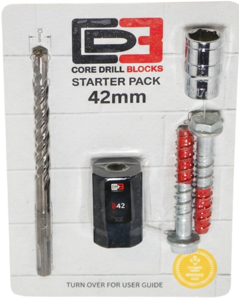 42mm Core Drill Block Starter Pack